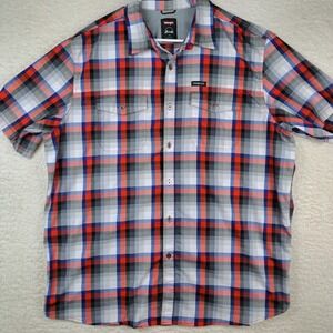 Wrangler Vented Mens Shirt Size XL Fishing Utility Workwear Pockets